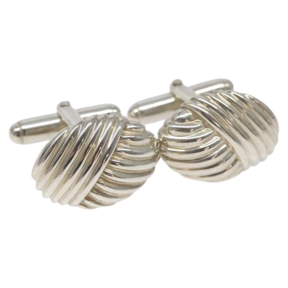 Tiffany & Co. Shell-Style Line Oval cuffs Silver 925